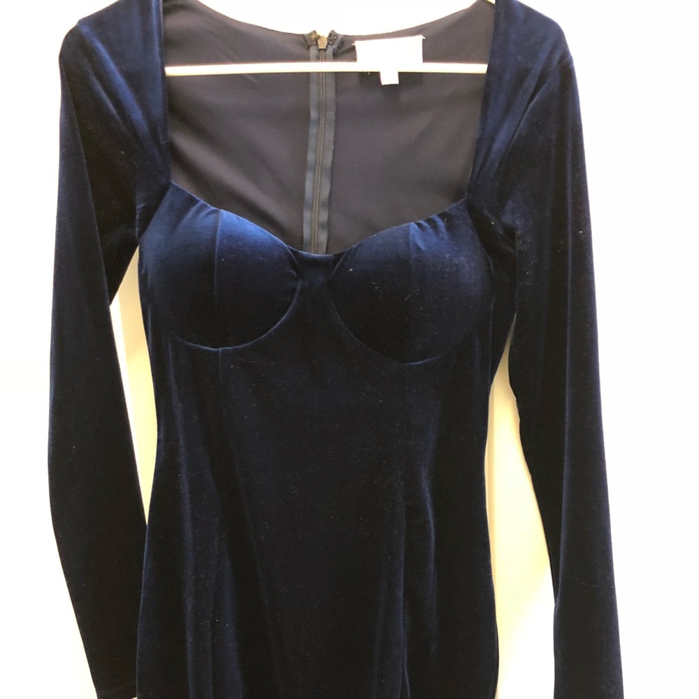 Blue Velvet dress